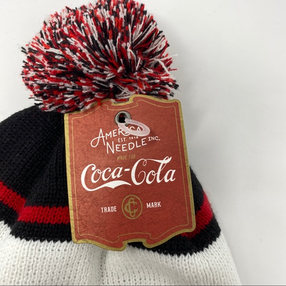 American Needle Coca Cola Pillow Line Beanie - Picture 3 of 4